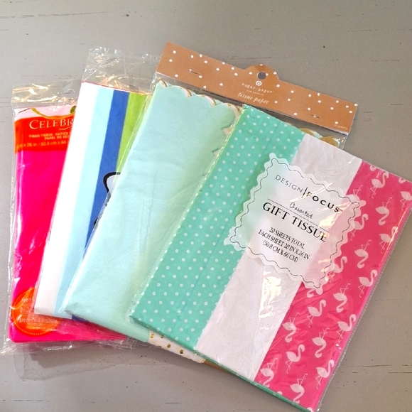 Colorful Gift Tissue Paper Set - Picture 1 of 7